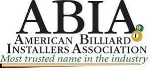 ABIA guarantee pool table refelting in Bellevue logo